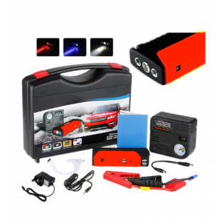 • صندوق السيارة للطوارئ مزود بمنفاخ